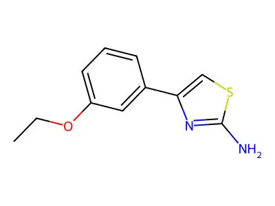 4-(3-Ethoxy-phenyl)-thiazol-2-ylamine structure