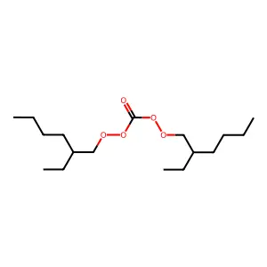 Bis(2-ethylhexyl) diperoxycarbonate structure
