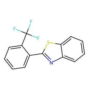 2-[2-(Trifluoromethyl)phenyl]-1,3-benzothiazole structure