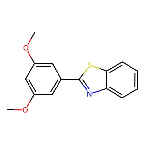 2-(3,4-Dimethoxyphenyl)benzothiazole structure