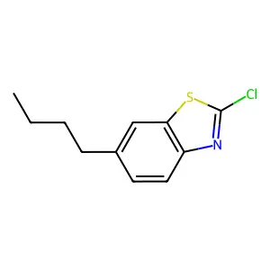 6-Butyl-2-chloro-1,3-benzothiazole structure