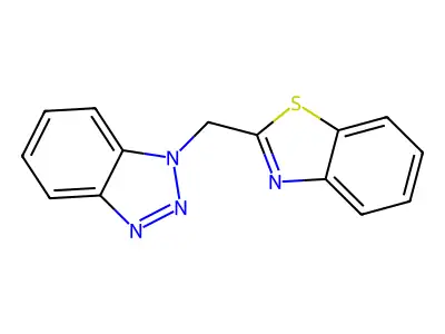 2-(Benzotriazol-1-ylmethyl)-1,3-benzothiazole structure