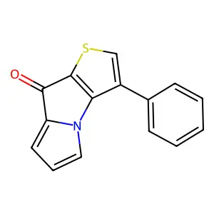 3-Phenylthieno[2,3-b]pyrrolizin-8-one structure