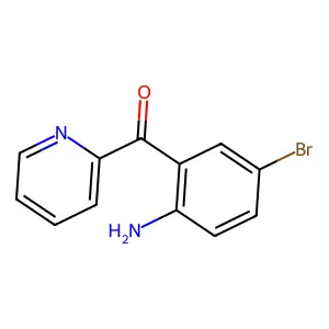 2-(2-Amino-5-bromobenzoyl)pyridine structure
