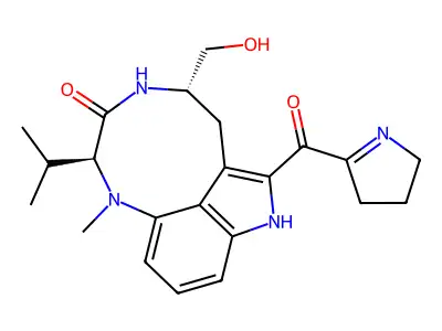 Blastmycetin F structure
