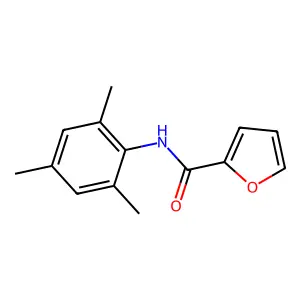 N-mesityl-2-furamide structure