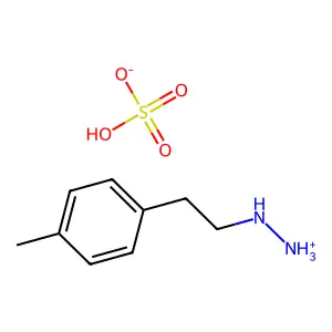 Hydrazine, 1-(p-methylphenethyl)-, sulfate (1:1) structure