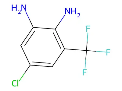 5-Chloro-3-(trifluoromethyl)benzene-1,2-diamine structure
