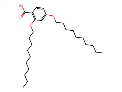 2,4-DI(Decyloxy)benzoic acid structure