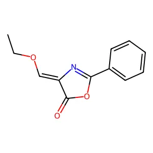4-Ethoxymethylene-2-phenyl-2-oxazolin-5-one structure