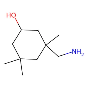 Cyclohexanol, 3-(aminomethyl)-3,5,5-trimethyl- structure