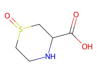 1-Oxo-1,4-thiazinane-3-carboxylic acid structure