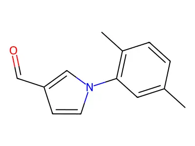 1-(2,5-dimethylphenyl)-1H-pyrrole-3-carbaldehyde structure