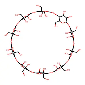 Epsilon-cyclodextrin structure