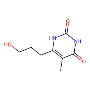 6-(3-Hydroxypropyl)thymine structure