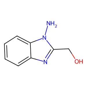 (1-Amino-1H-benzimidazol-2-yl)methanol structure