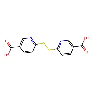6,6'-Dithiodinicotinic acid structure