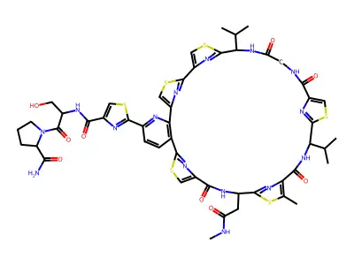 Amythiamicin B structure