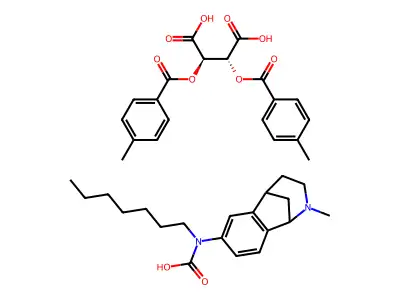 C20H30N2O2.C20H18O8.1/2H2O structure