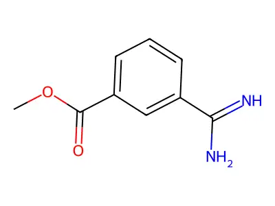 Methyl 3-carbamimidoylbenzoate structure