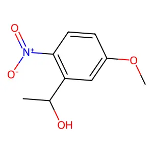 1-(5-Methoxy-2-nitrophenyl)ethanol structure