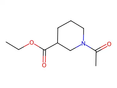 Ethyl 1-acetylpiperidine-3-carboxylate structure