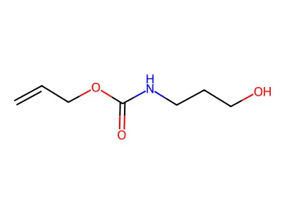 3-(Allyloxycarbonylamino)-1-propanol structure