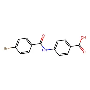 4-(4-Bromobenzamido)benzoic acid structure