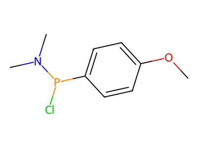 4-Methoxyphenyl(dimethylamino)chlorophosphine structure