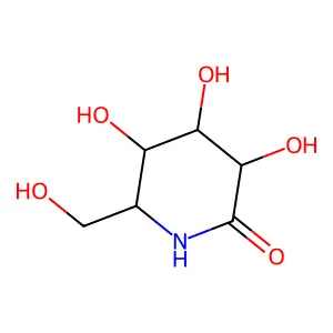 L-Mannonic-1,5-lactam structure