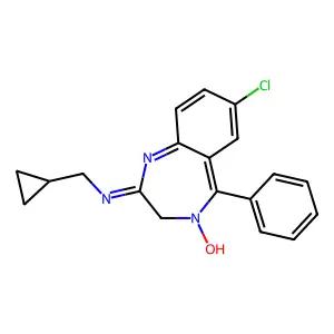 Cyprazepam structure