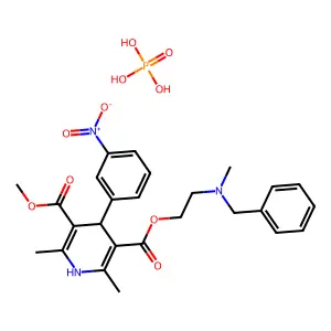 Nicardipine phosphate structure