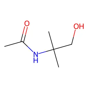 N-(1-hydroxy-2-methylpropan-2-yl)acetamide structure