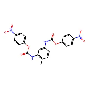 Bis(4-nitrophenyl) (4-methyl-1,3-phenylene)dicarbamate structure