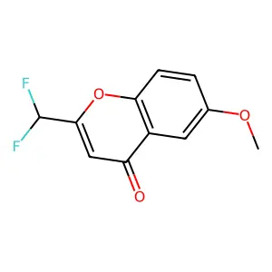 2-(difluoromethyl)-6-methoxy-4H-chromen-4-one structure