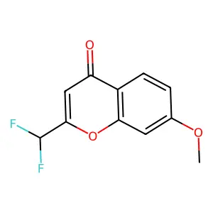 2-(difluoromethyl)-7-methoxy-4H-chromen-4-one structure