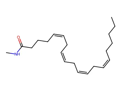 N-methyl arachidonoyl amine structure