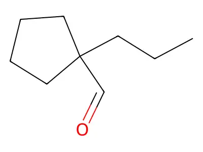 1-Propylcyclopentane-1-carbaldehyde structure