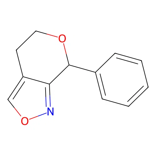 7-phenyl-5,7-dihydro-4H-pyrano[3,4-c][1,2]oxazole structure