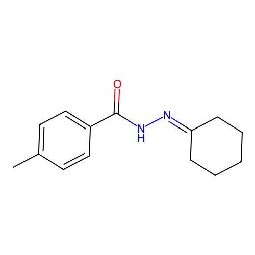 N'-cyclohexylidene-4-methylbenzohydrazide structure