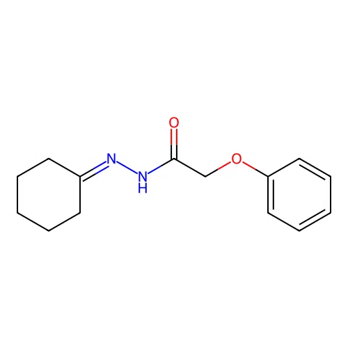 N'-Cyclohexylidene-2-phenoxyacetohydrazide structure