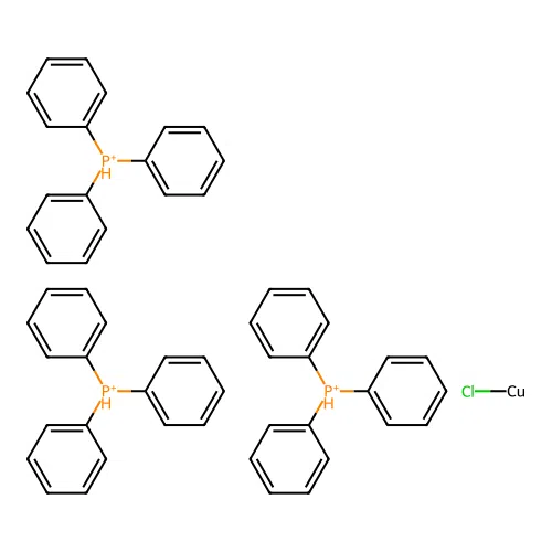 Chlorocopper;tris(triphenylphosphanium) structure