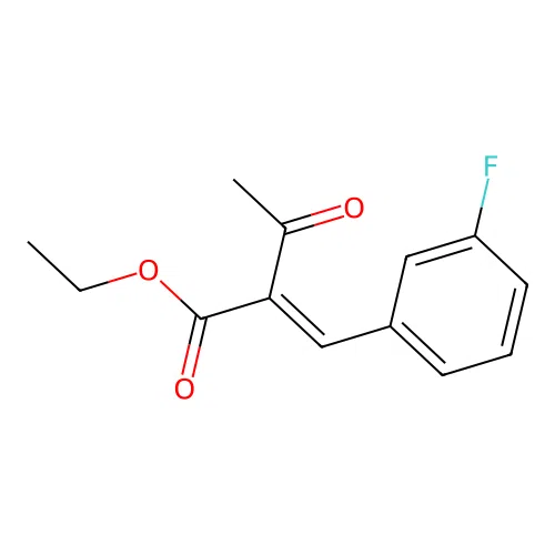 ethyl (2E)-2-[(3-fluorophenyl)methylidene]-3-oxobutanoate structure