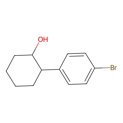 2-(4-Bromophenyl)cyclohexanol structure