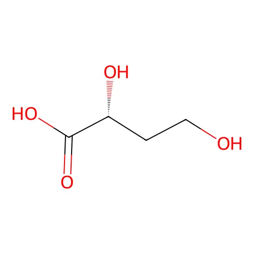 (R)-2,4-Dihydroxybutanoic acid structure