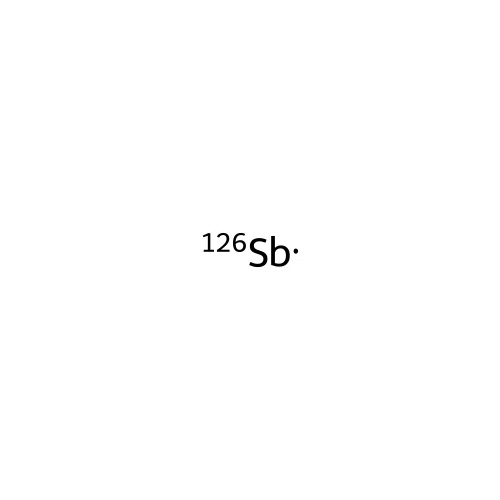 126mSb isotope structure