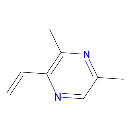 2-Ethenyl-3,5-dimethylpyrazine structure