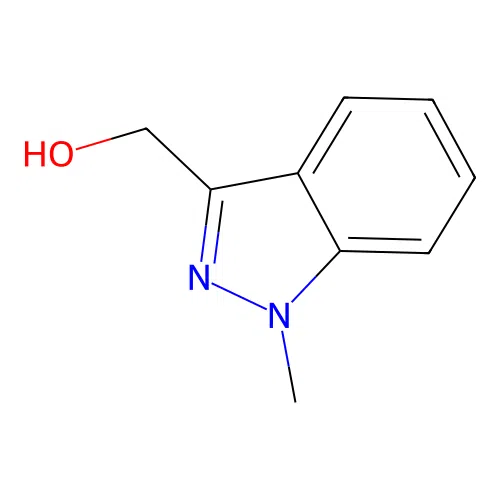(1-methyl-1H-indazol-3-yl)methanol structure