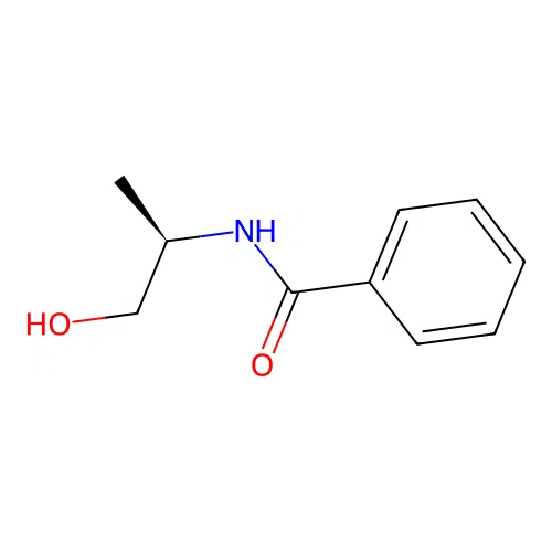 (R) N-(2-Hydroxy-1-methyl-ethyl)-benzamide structure