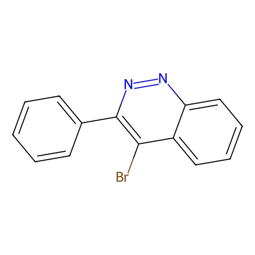 4-Bromo-3-phenylcinnoline structure